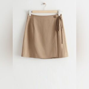 & other stories wrap skirt